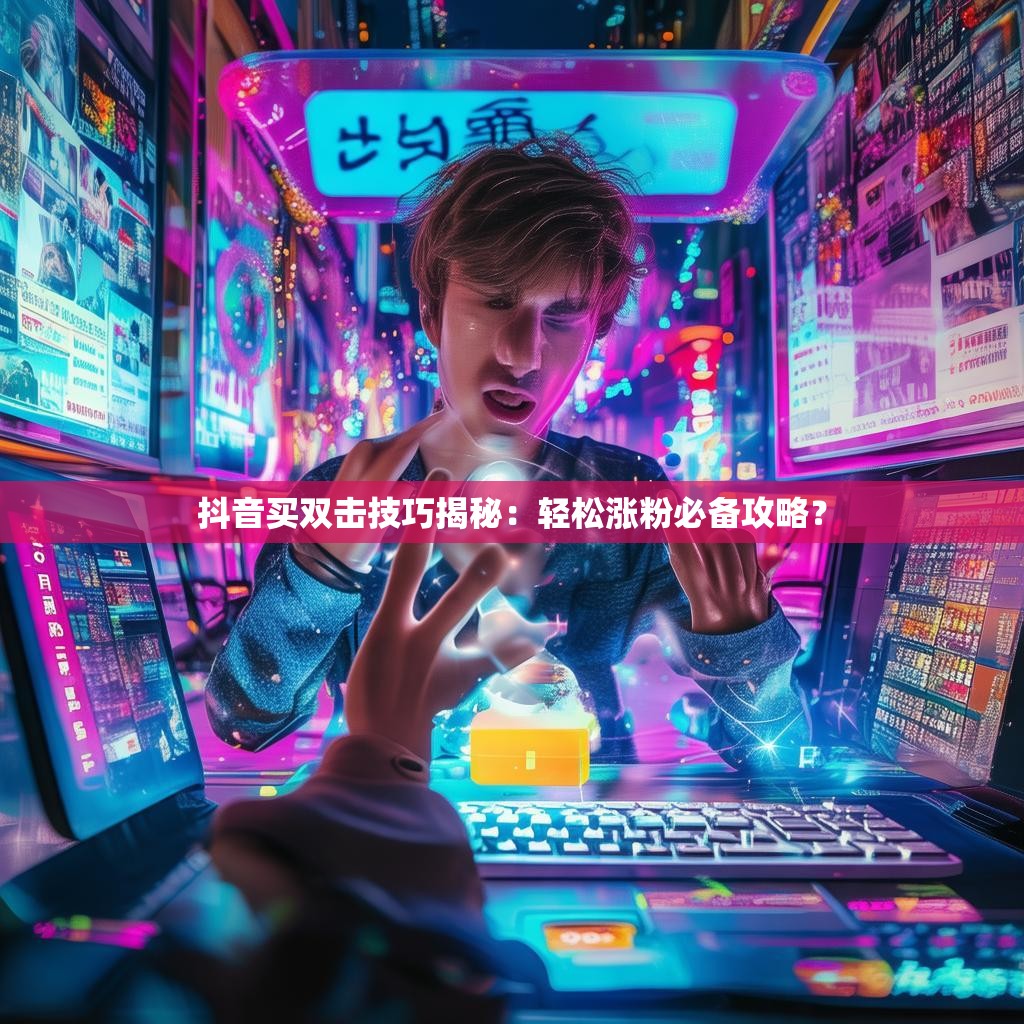抖音买双击技巧揭秘：轻松涨粉必备攻略？