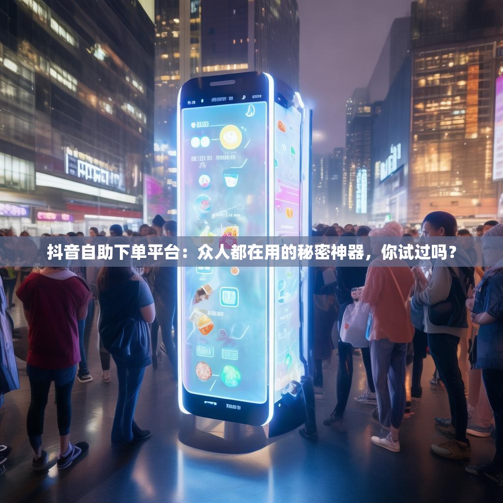 抖音自助下单平台：众人都在用的秘密神器，你试过吗？