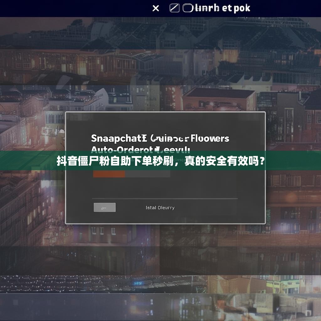 抖音僵尸粉自助下单秒刷，真的安全有效吗？