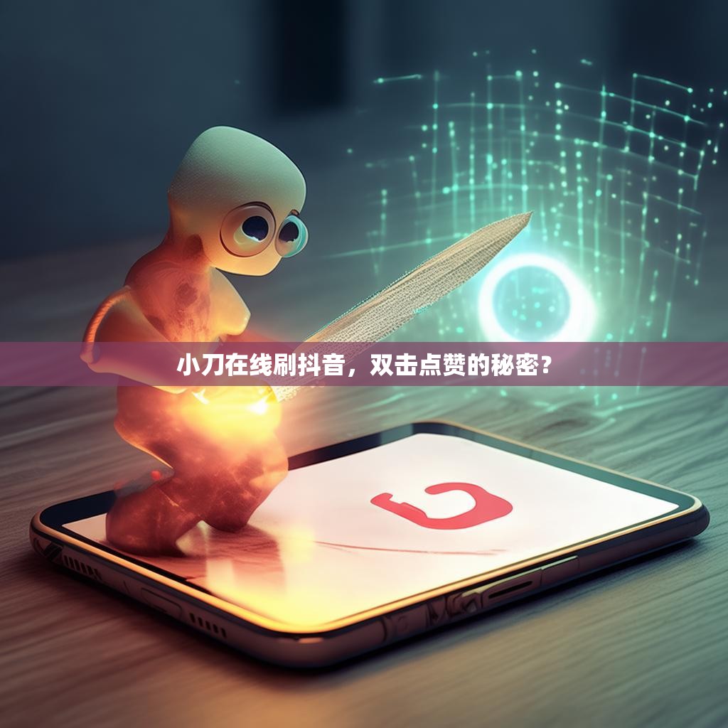 小刀在线刷抖音，双击点赞的秘密？