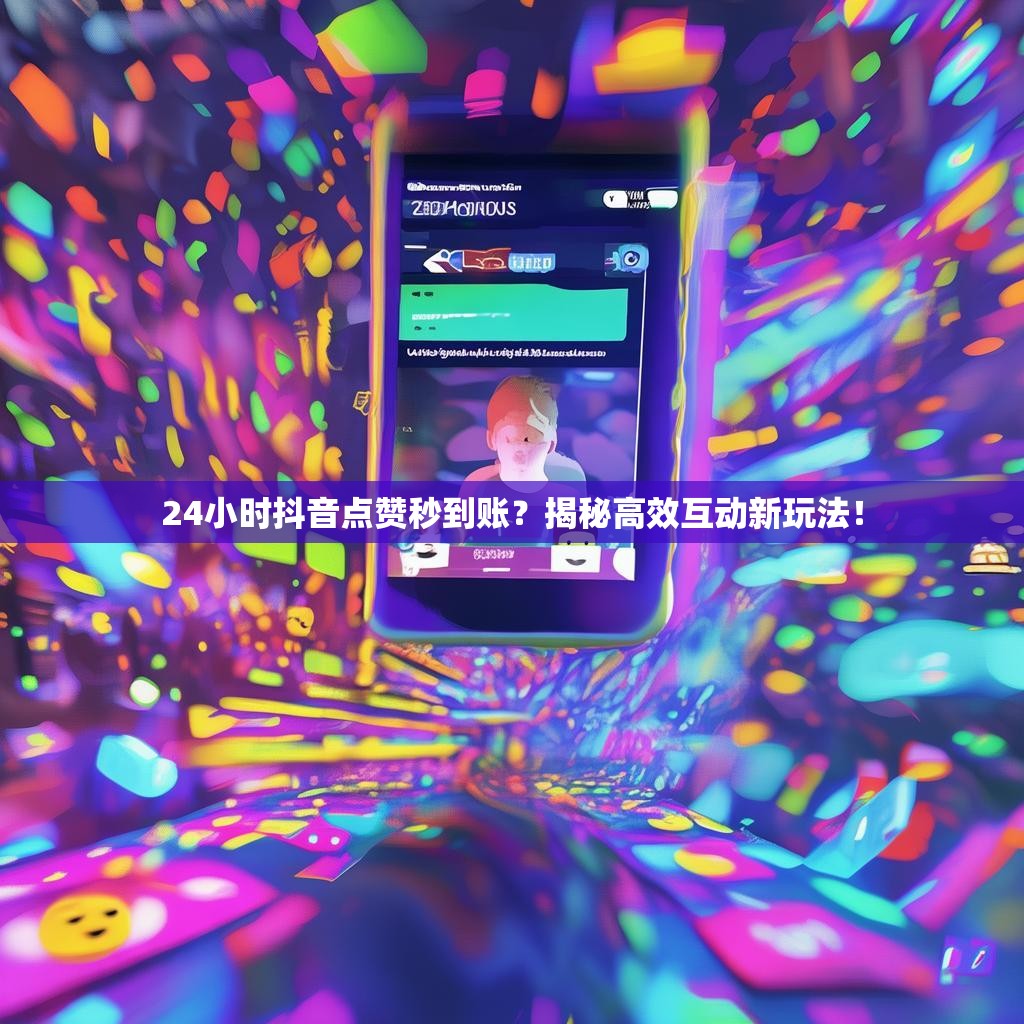 24小时抖音点赞秒到账？揭秘高效互动新玩法！