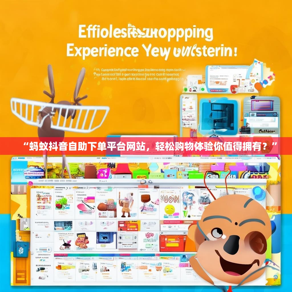 “蚂蚁抖音自助下单平台网站，轻松购物体验你值得拥有？”