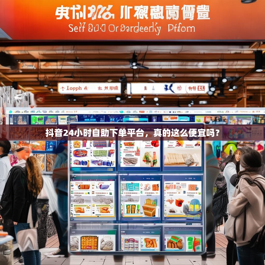 抖音24小时自助下单平台，真的这么便宜吗？