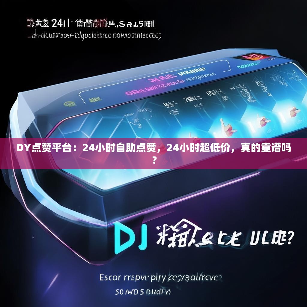 DY点赞平台：24小时自助点赞，24小时超低价，真的靠谱吗？