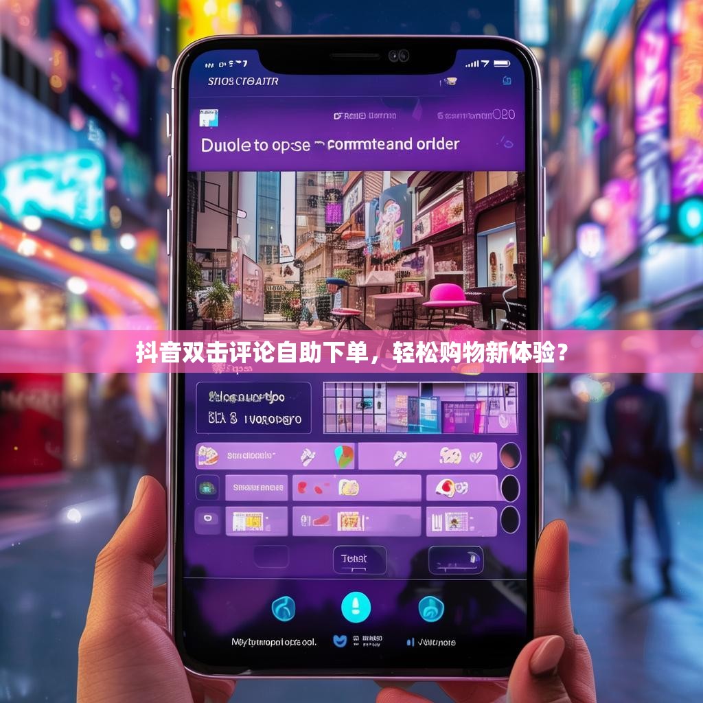 抖音双击评论自助下单，轻松购物新体验？
