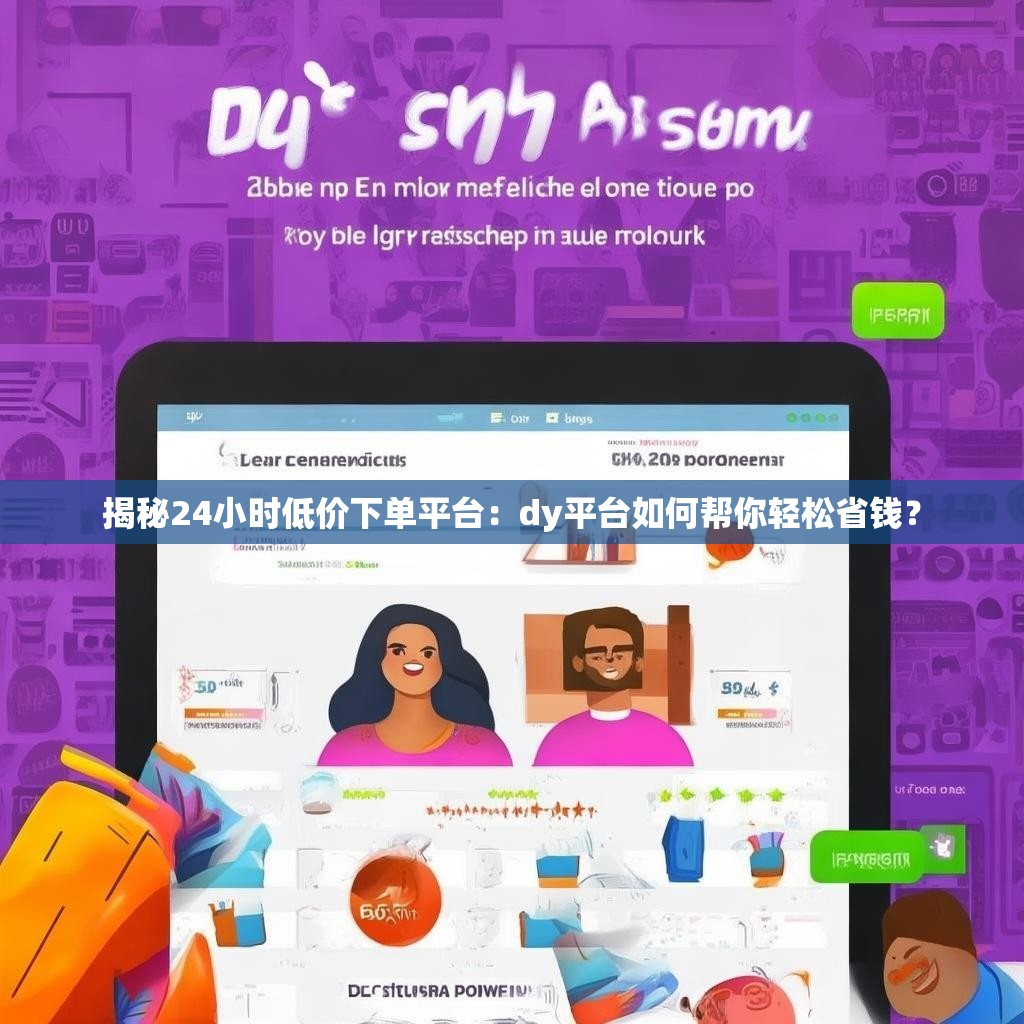 揭秘24小时低价下单平台：dy平台如何帮你轻松省钱？
