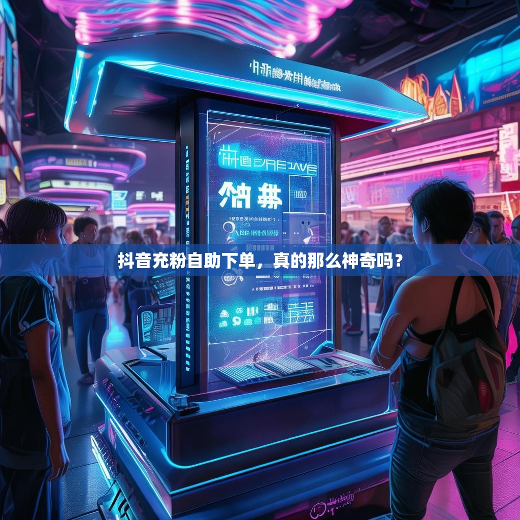 抖音充粉自助下单，真的那么神奇吗？