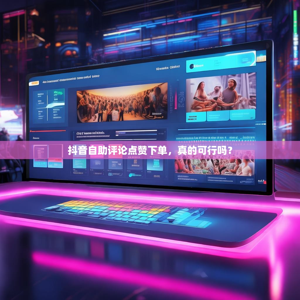 抖音自助评论点赞下单，真的可行吗？
