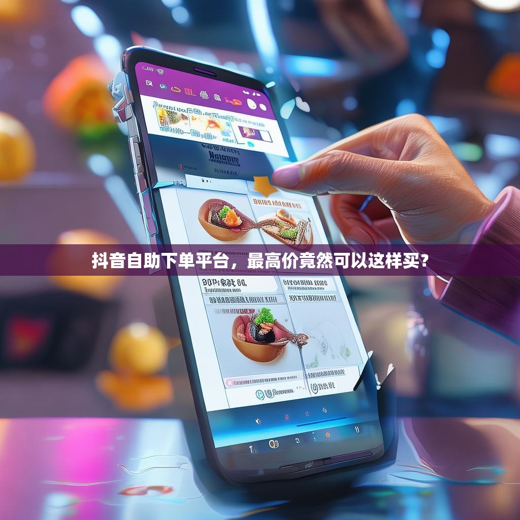 抖音自助下单平台，最高价竟然可以这样买？
