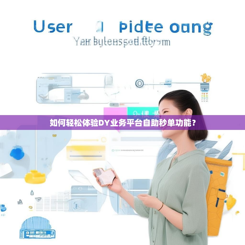 如何轻松体验DY业务平台自助秒单功能？