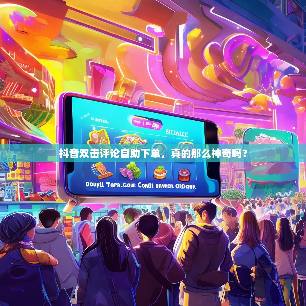 抖音双击评论自助下单，真的那么神奇吗？