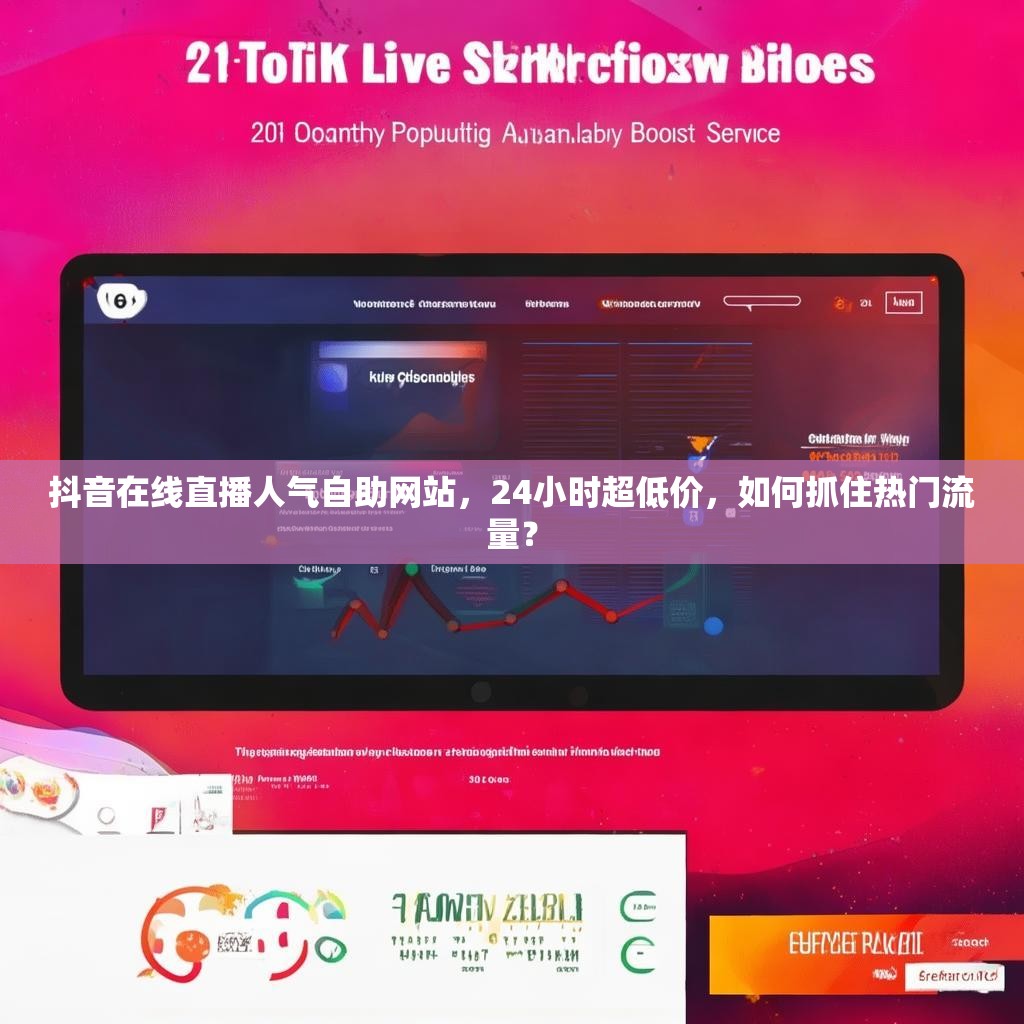 抖音在线直播人气自助网站，24小时超低价，如何抓住热门流量？