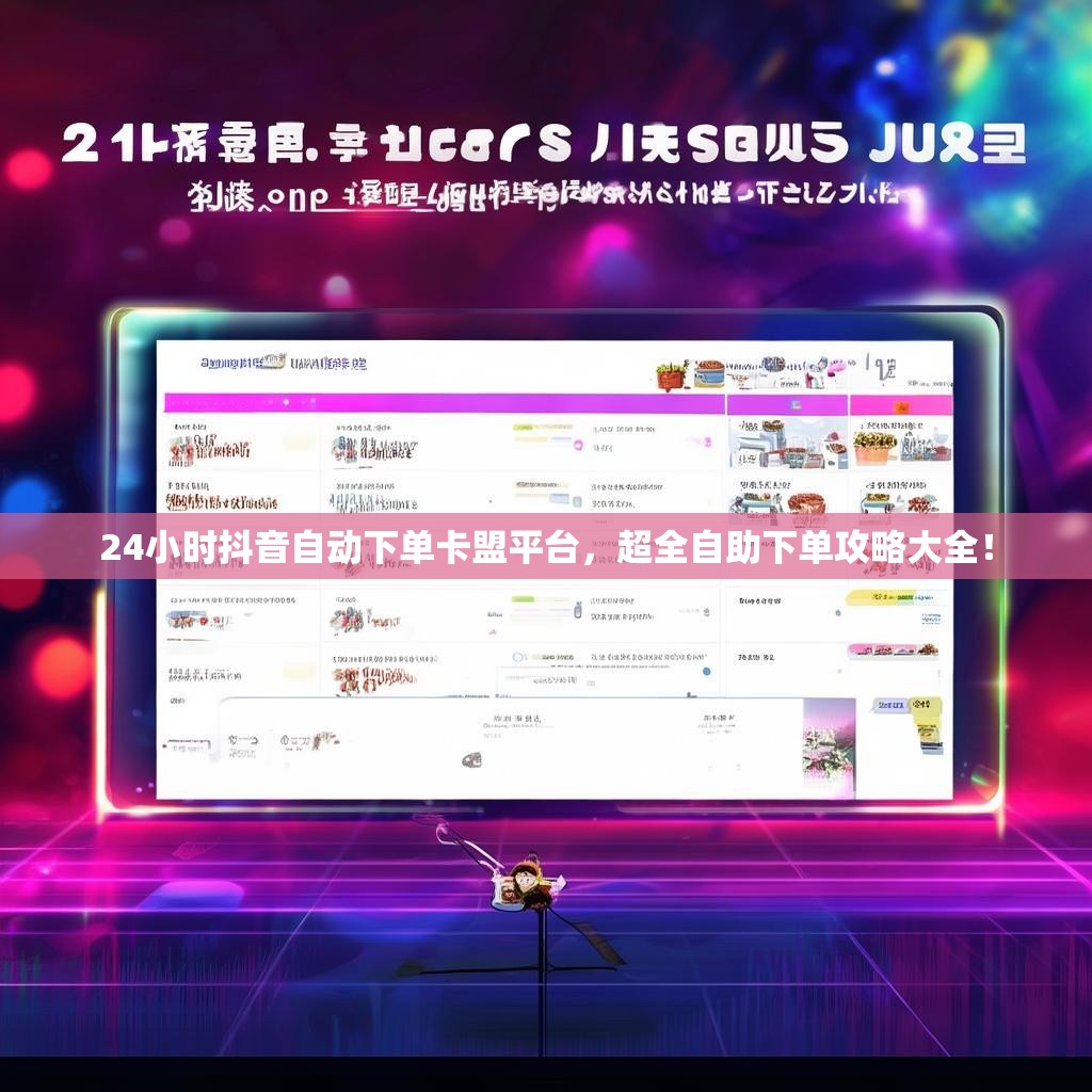 24小时抖音自动下单卡盟平台，超全自助下单攻略大全！