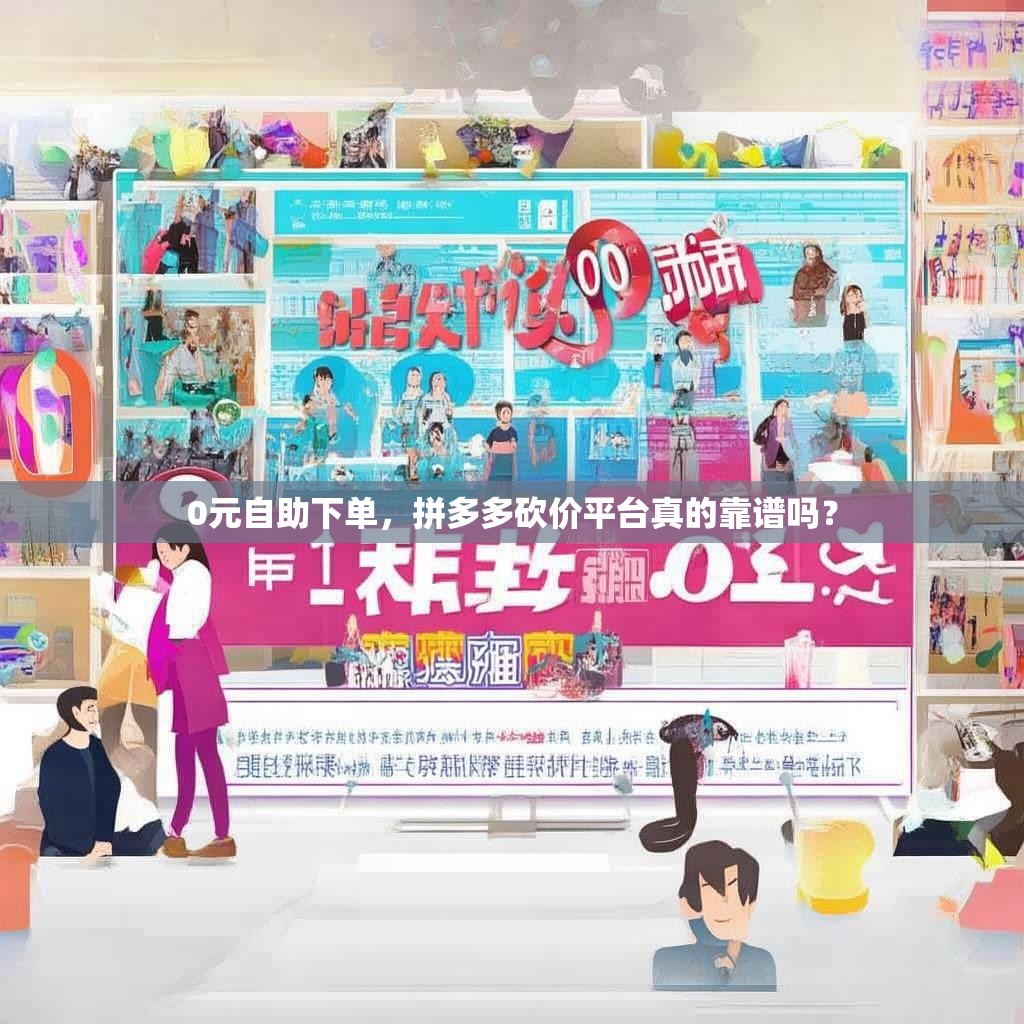 0元自助下单，拼多多砍价平台真的靠谱吗？