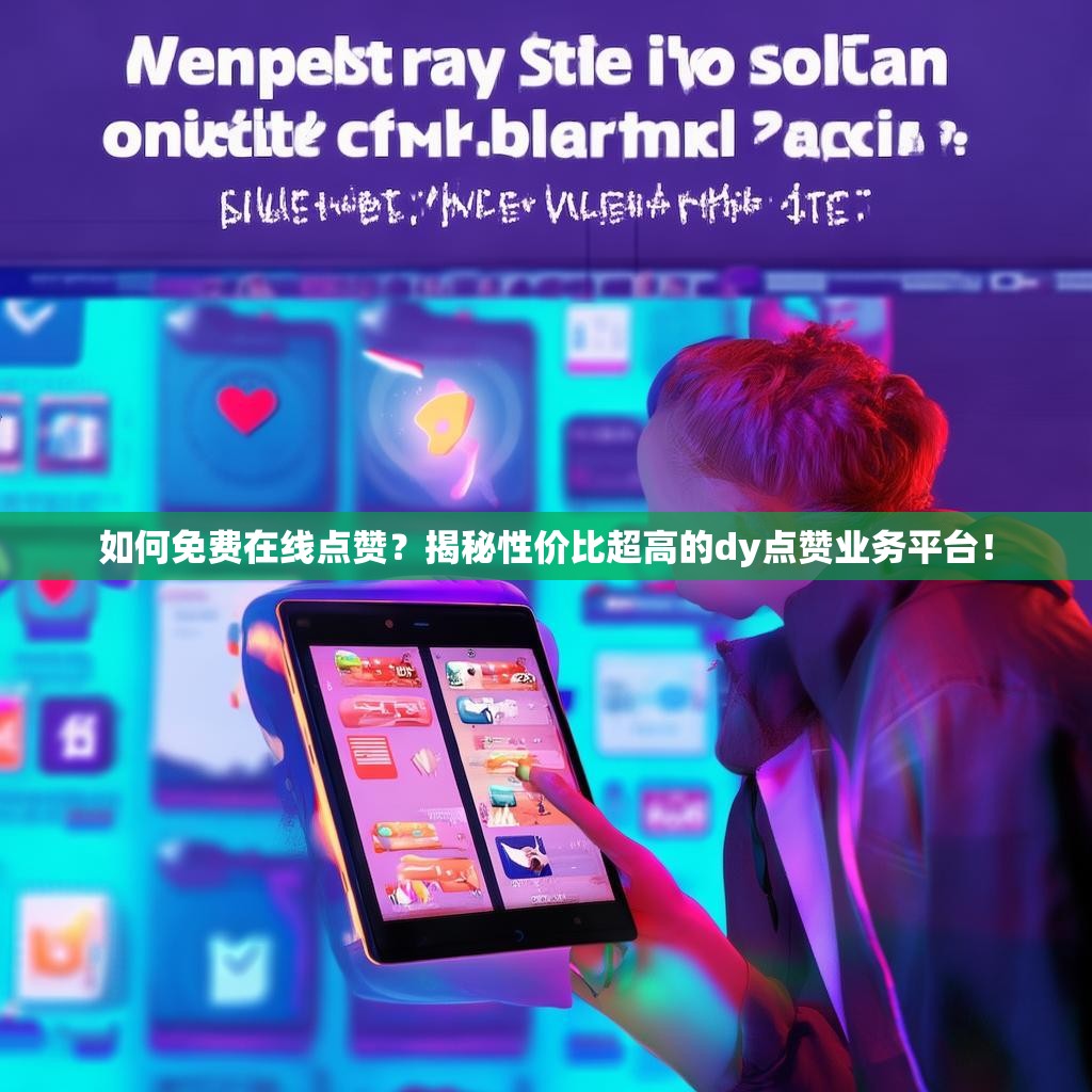如何免费在线点赞？揭秘性价比超高的dy点赞业务平台！
