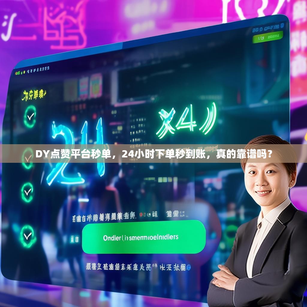 DY点赞平台秒单，24小时下单秒到账，真的靠谱吗？