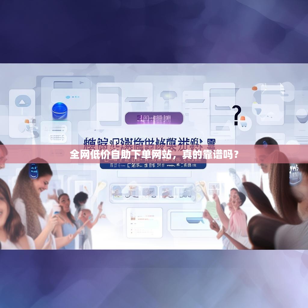全网低价自助下单网站，真的靠谱吗？