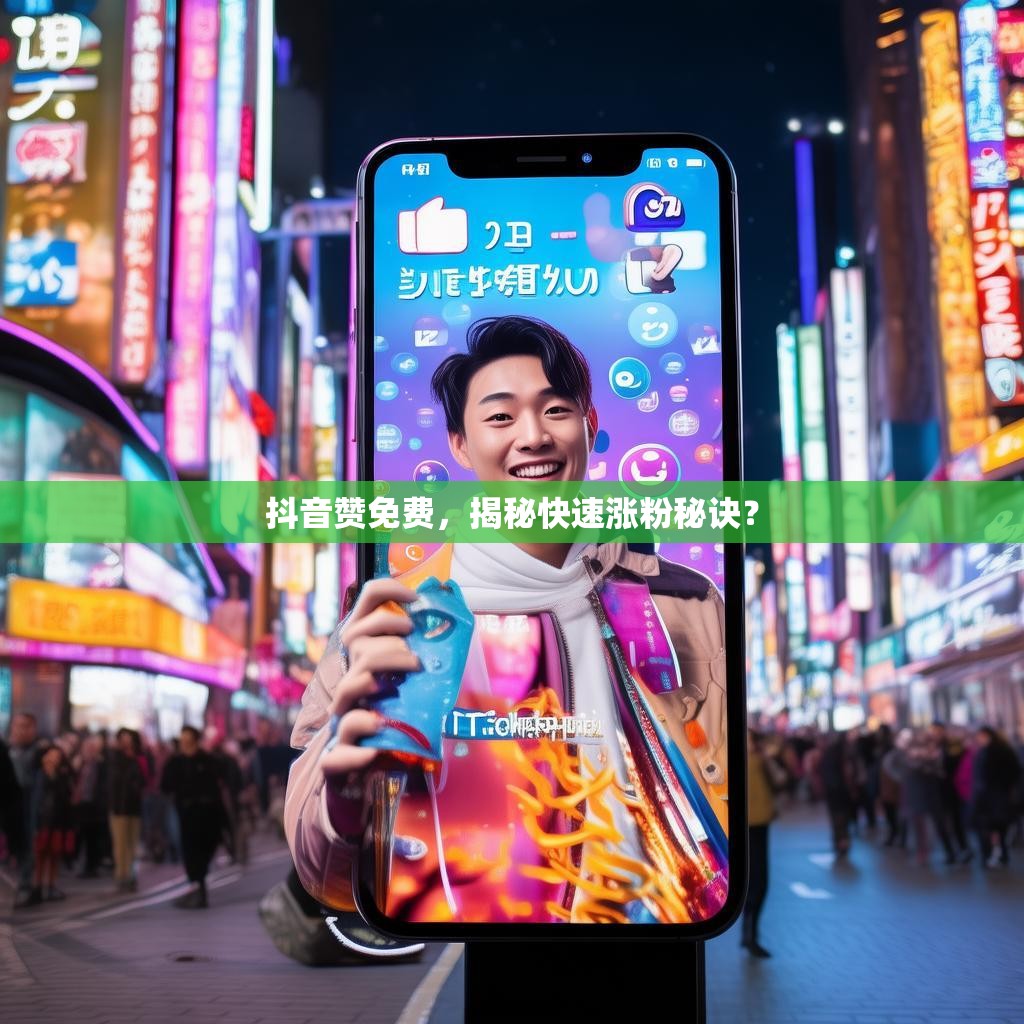 抖音赞免费，揭秘快速涨粉秘诀？