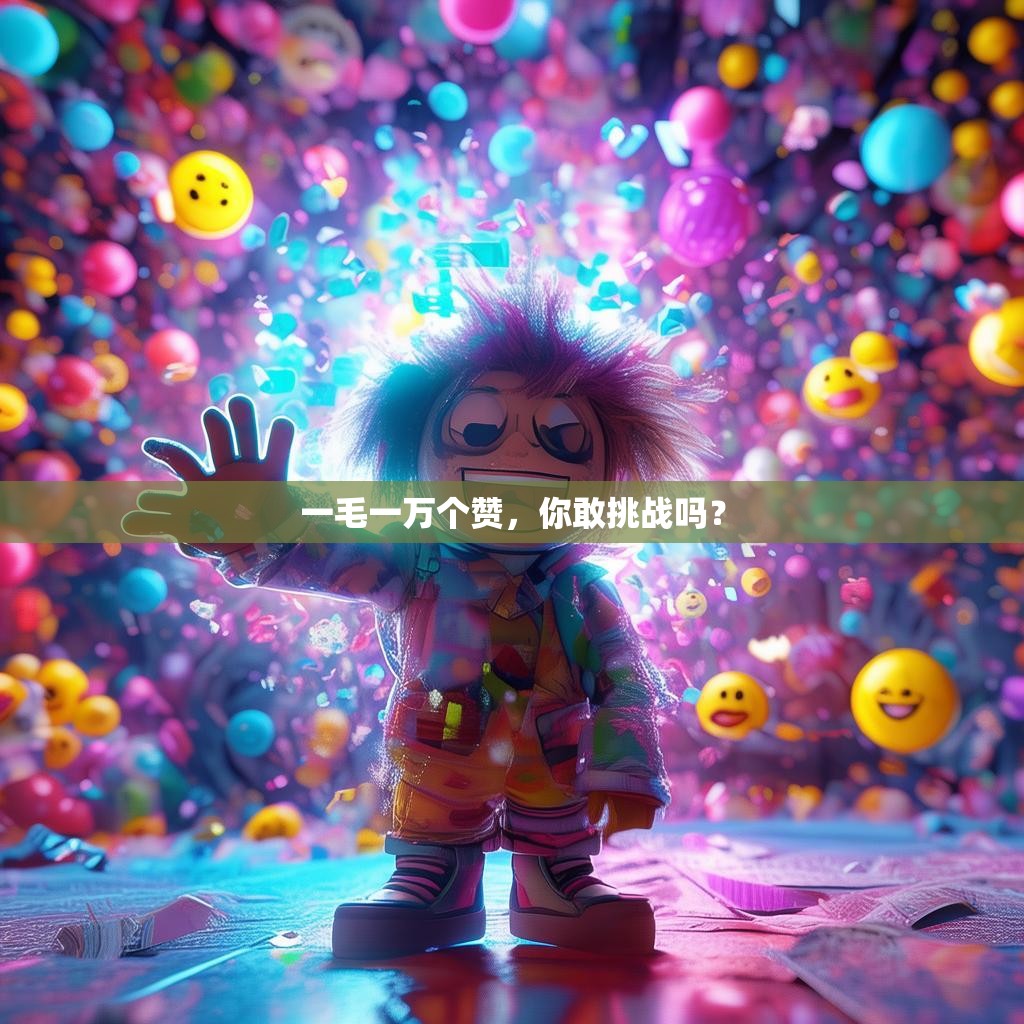 一毛一万个赞，你敢挑战吗？
