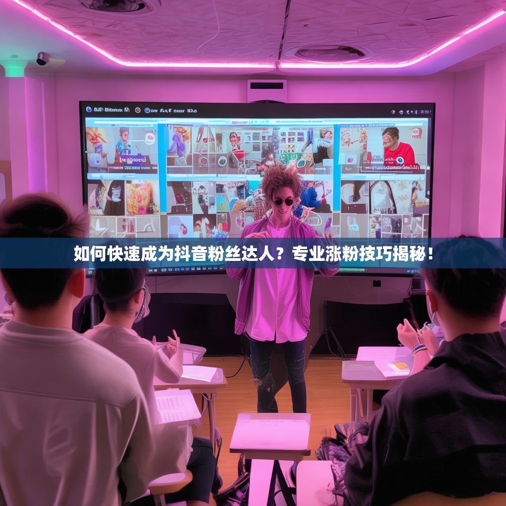 如何快速成为抖音粉丝达人？专业涨粉技巧揭秘！