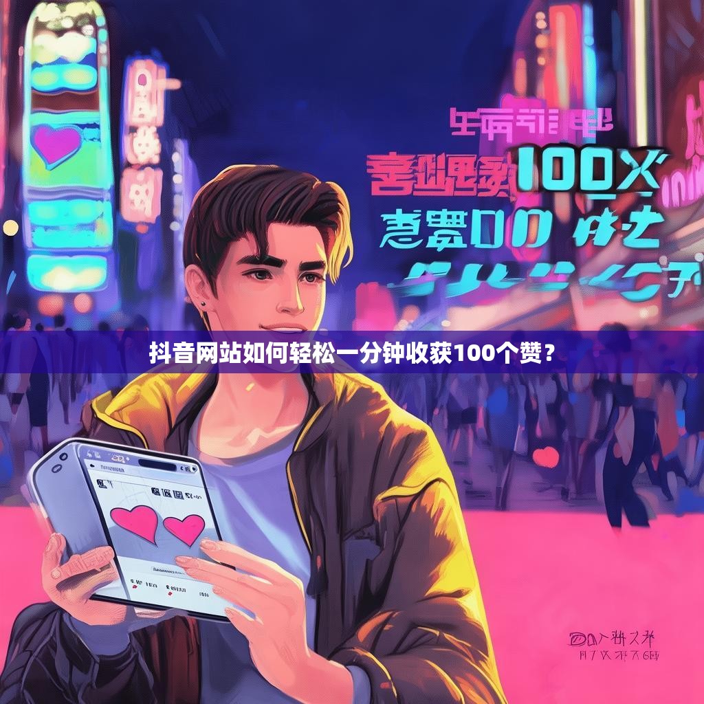 抖音网站如何轻松一分钟收获100个赞？