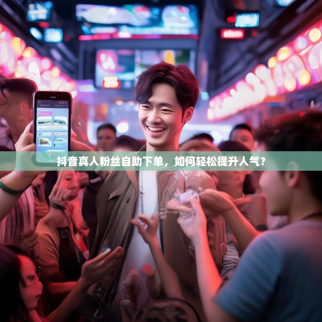 抖音真人粉丝自助下单，如何轻松提升人气？
