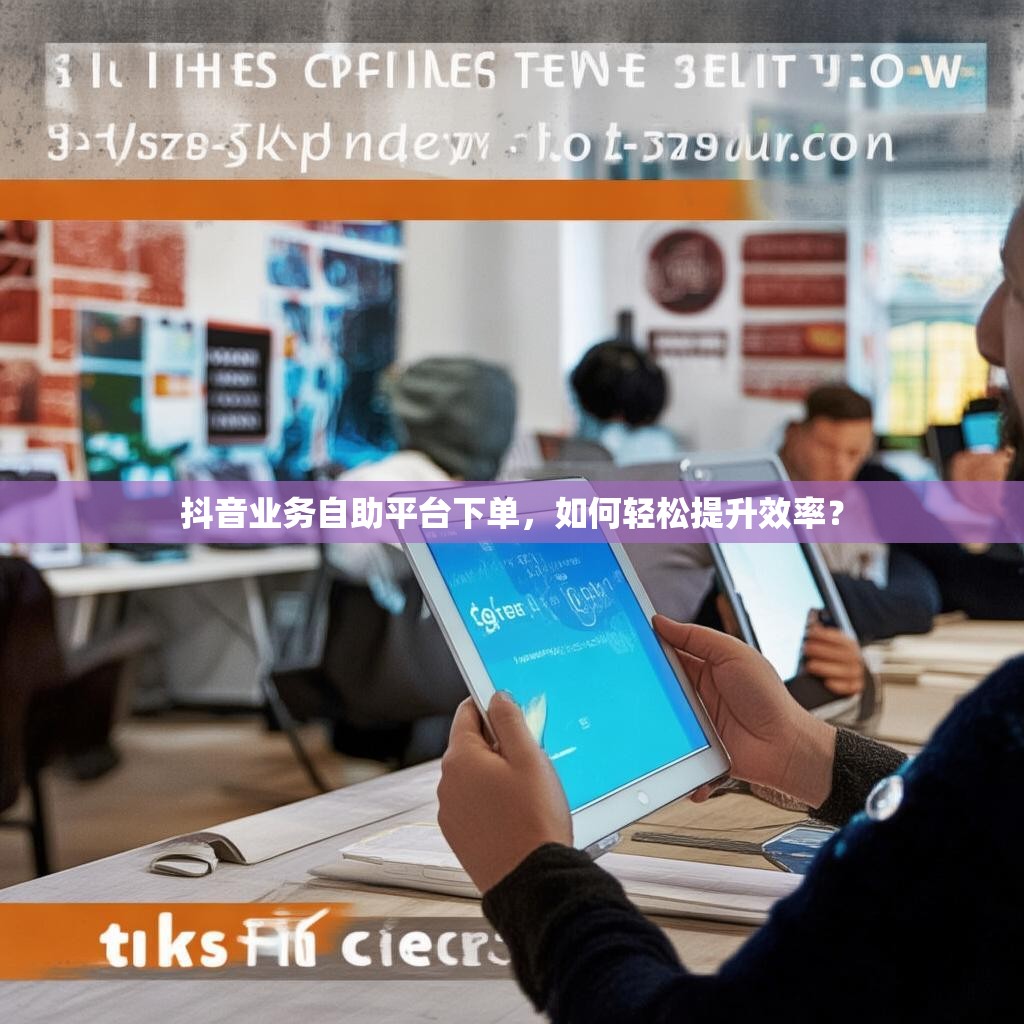 抖音业务自助平台下单，如何轻松提升效率？
