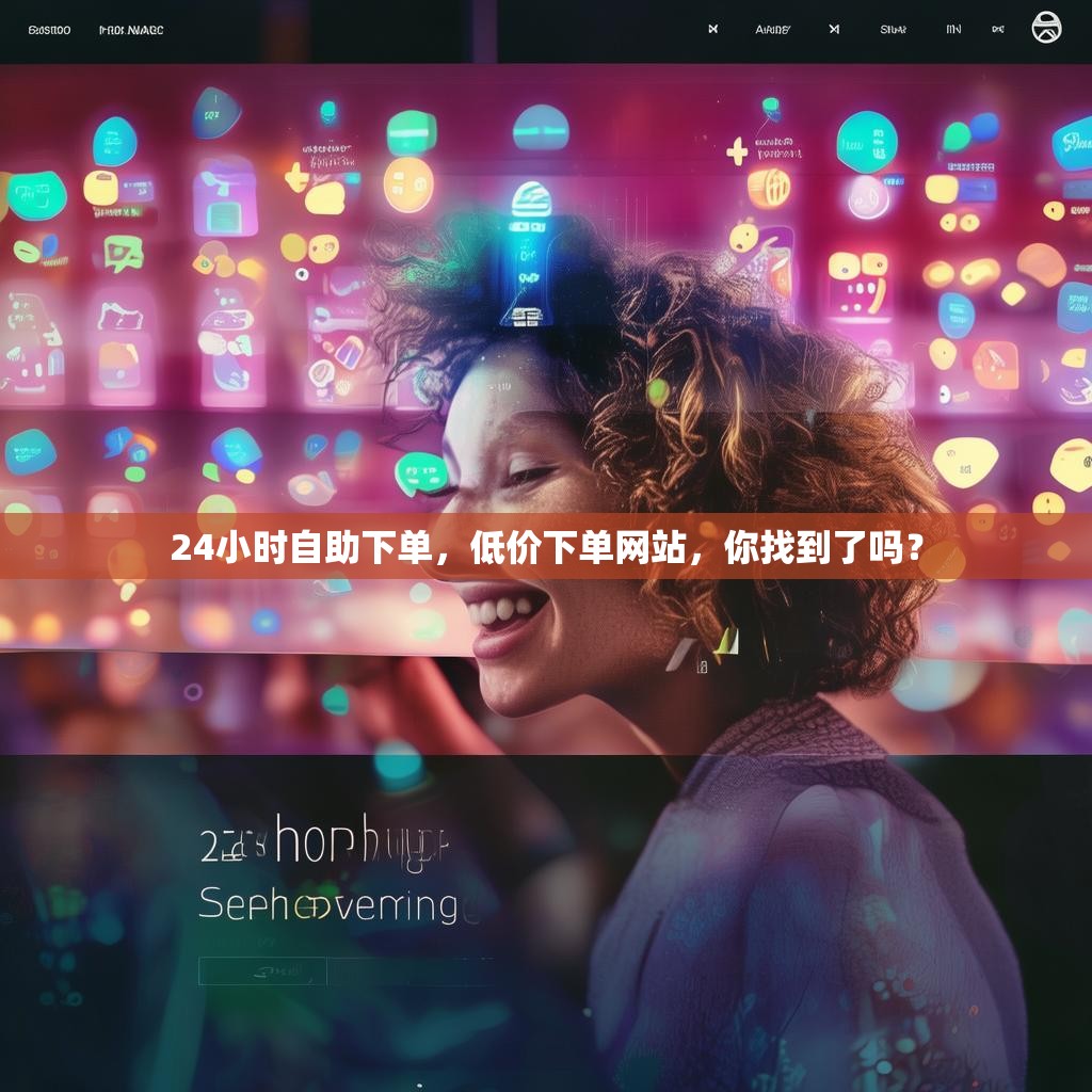 24小时自助下单，低价下单网站，你找到了吗？