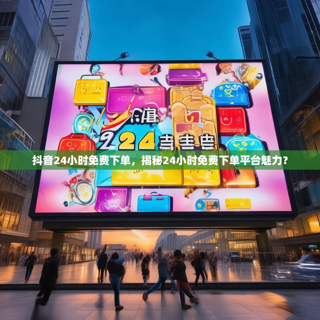 抖音24小时免费下单，揭秘24小时免费下单平台魅力？