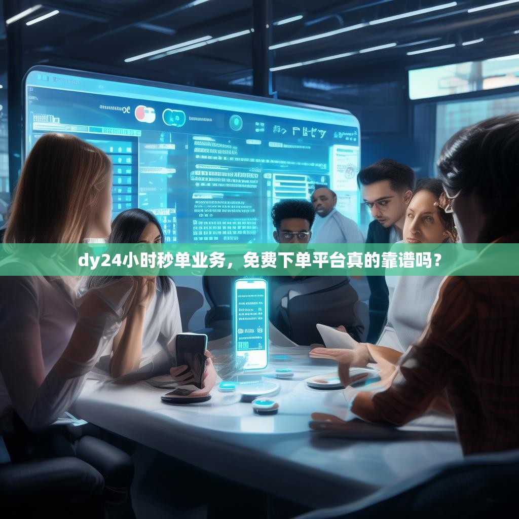dy24小时秒单业务，免费下单平台真的靠谱吗？