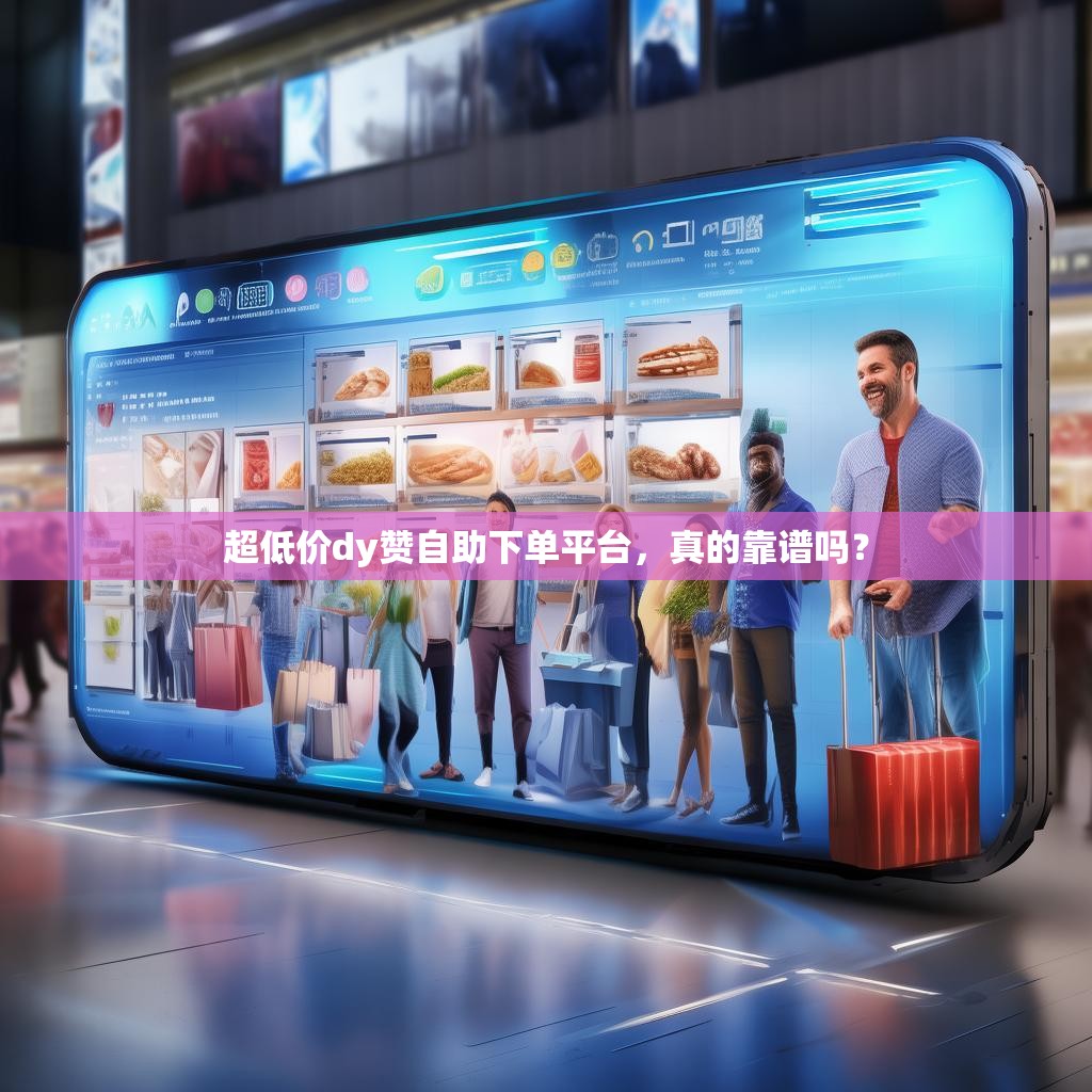超低价dy赞自助下单平台，真的靠谱吗？