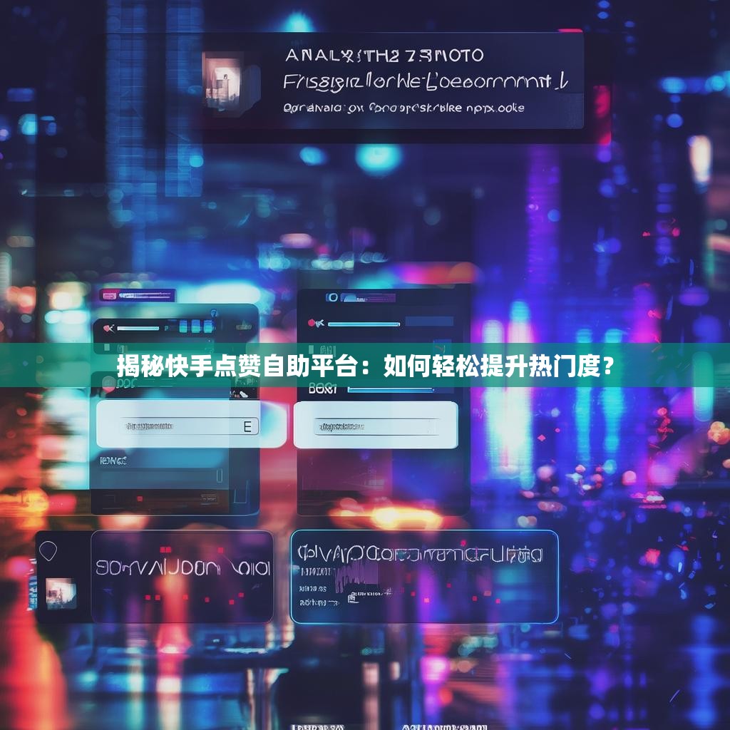 揭秘快手点赞自助平台：如何轻松提升热门度？