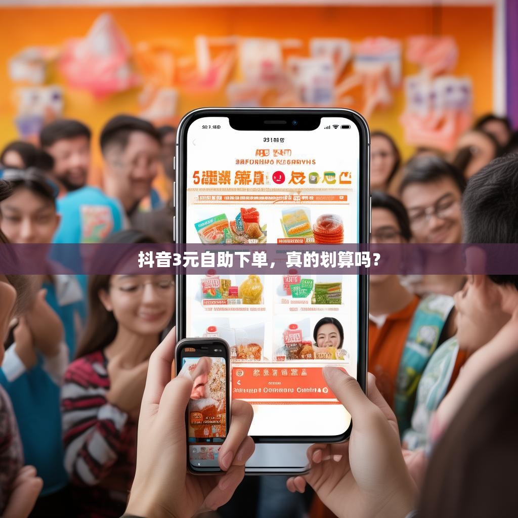 抖音3元自助下单，真的划算吗？