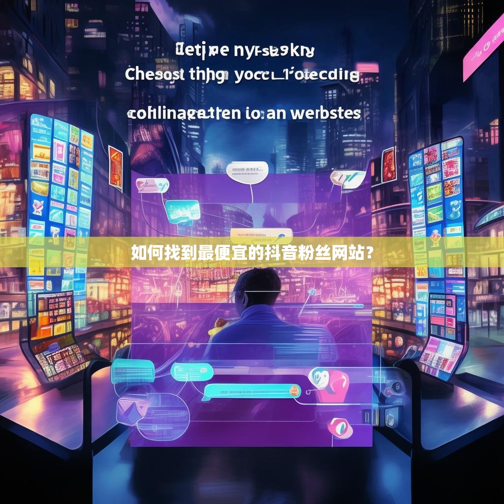 如何找到最便宜的抖音粉丝网站？