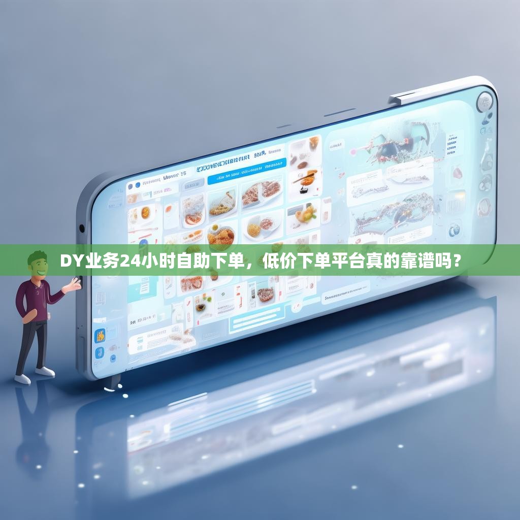 DY业务24小时自助下单，低价下单平台真的靠谱吗？