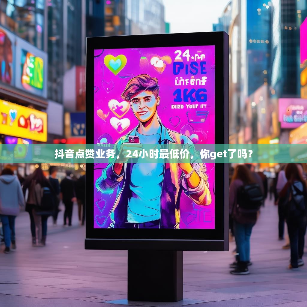 抖音点赞业务，24小时最低价，你get了吗？