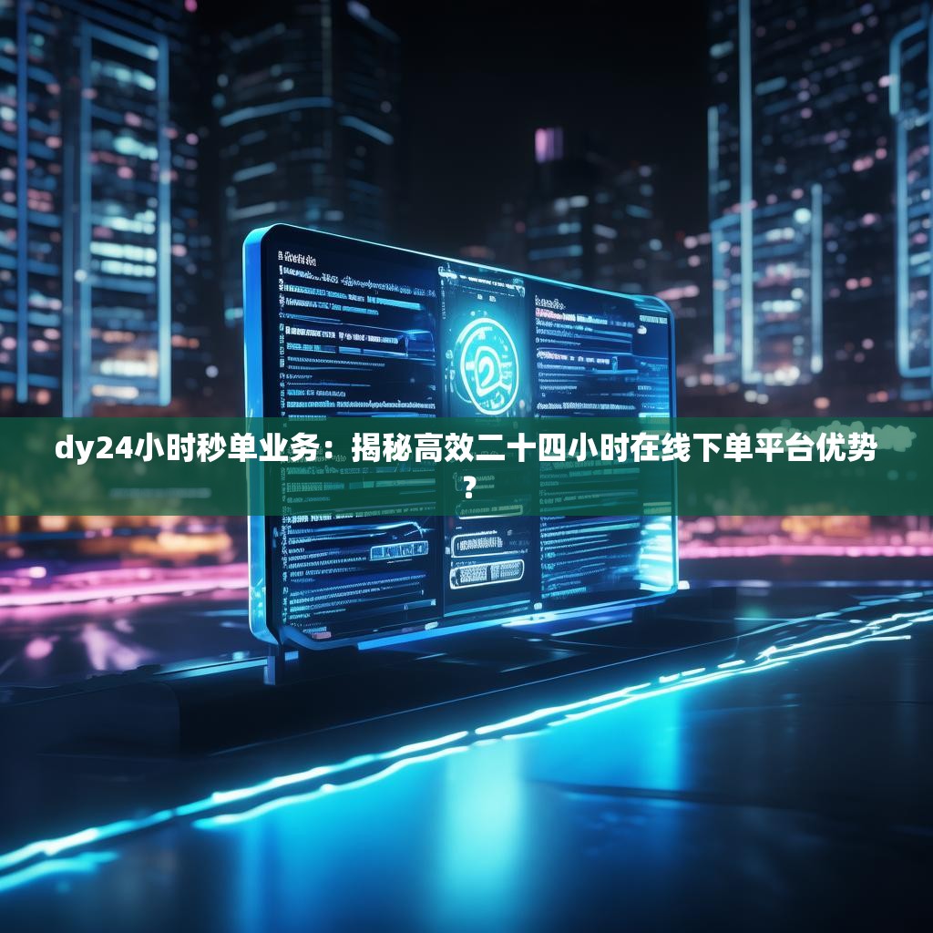 dy24小时秒单业务：揭秘高效二十四小时在线下单平台优势？
