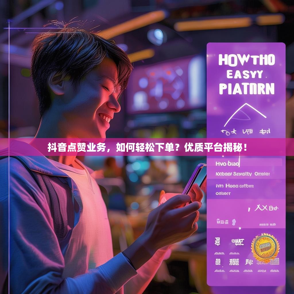 抖音点赞业务，如何轻松下单？优质平台揭秘！
