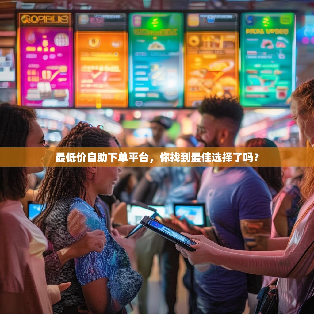 最低价自助下单平台，你找到最佳选择了吗？