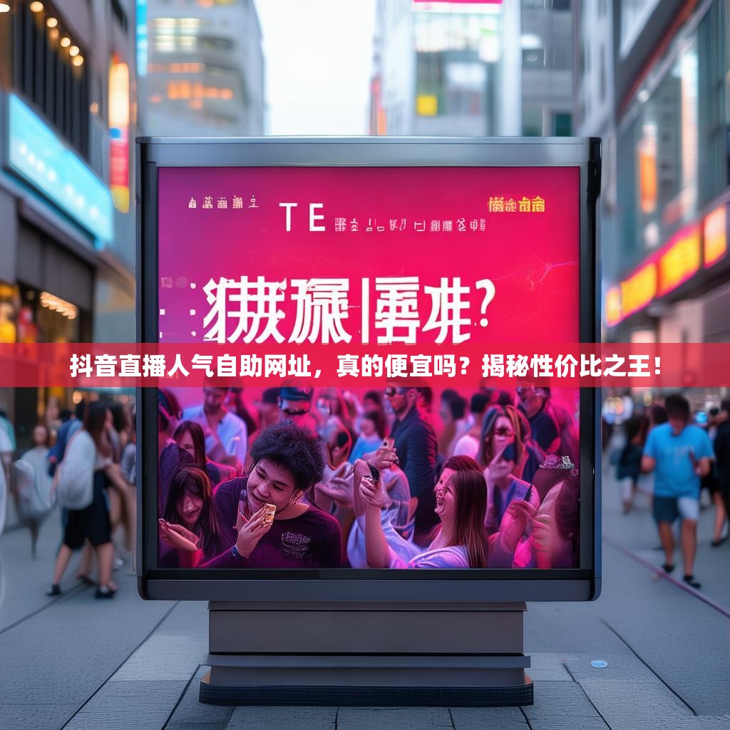 抖音直播人气自助网址，真的便宜吗？揭秘性价比之王！