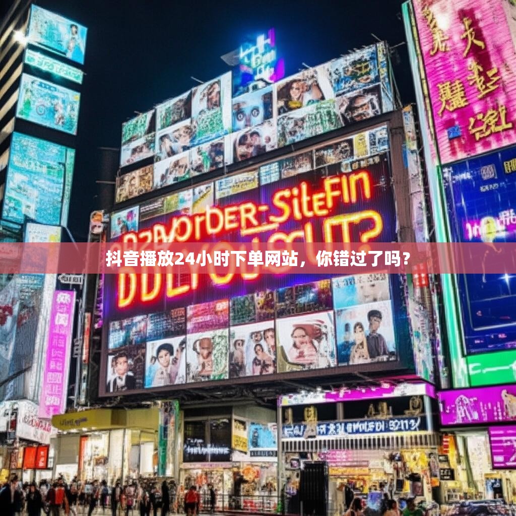 抖音播放24小时下单网站，你错过了吗？