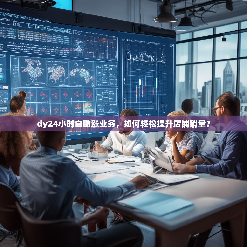 dy24小时自助涨业务，如何轻松提升店铺销量？