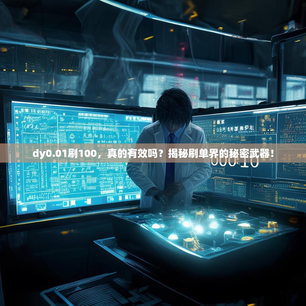 dy0.01刷100，真的有效吗？揭秘刷单界的秘密武器！