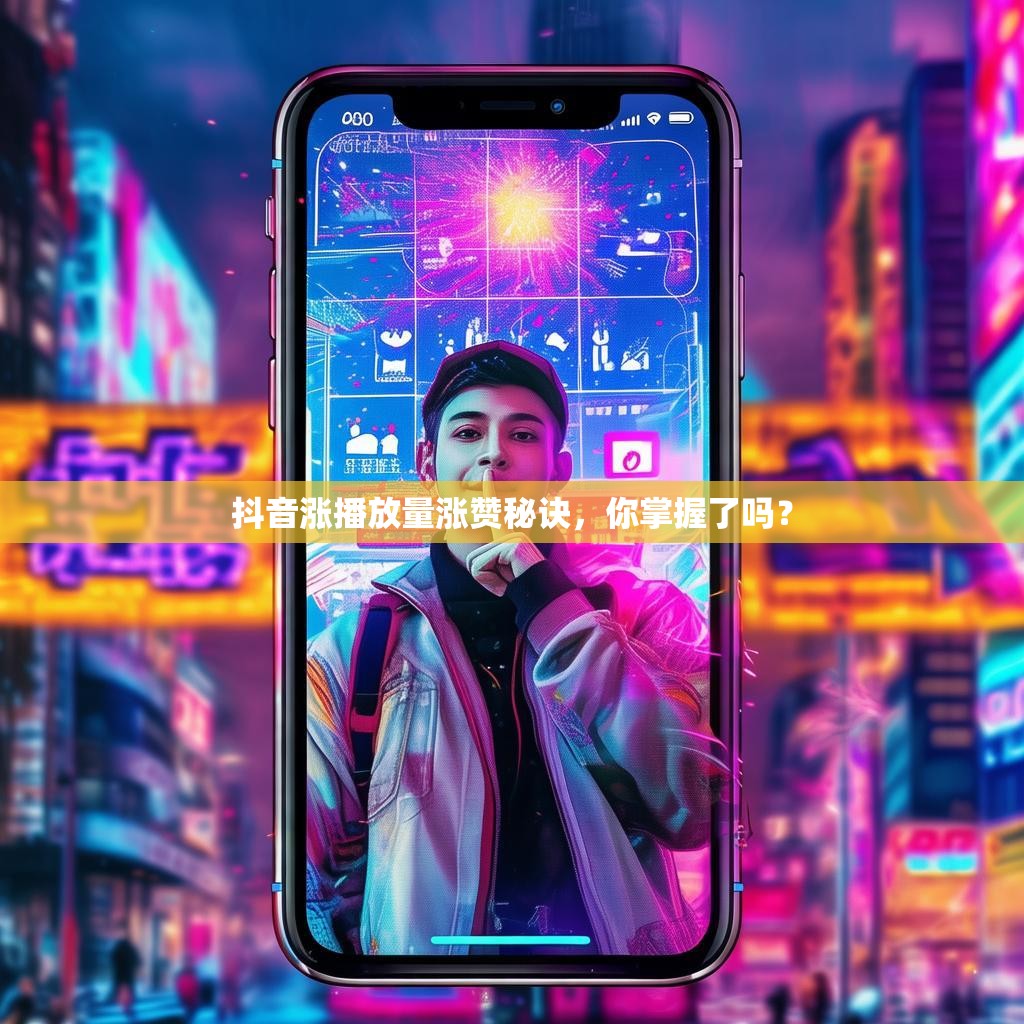 抖音涨播放量涨赞秘诀，你掌握了吗？