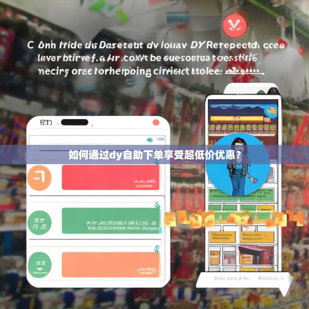 如何通过dy自助下单享受超低价优惠？