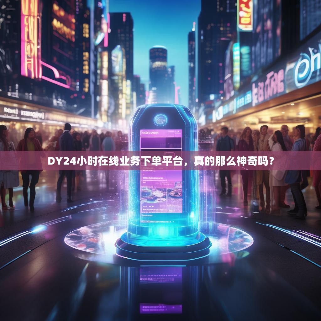 DY24小时在线业务下单平台，真的那么神奇吗？