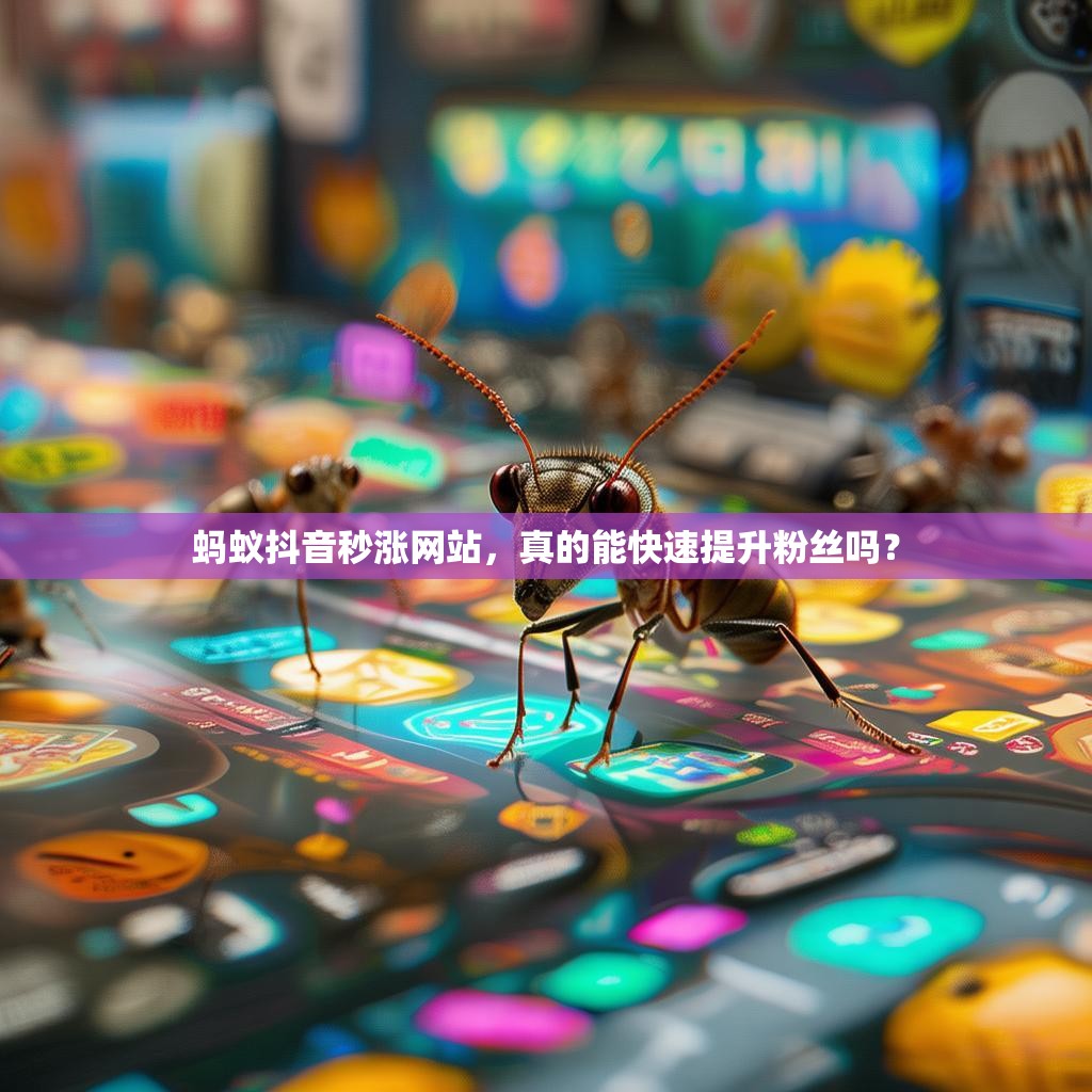 蚂蚁抖音秒涨网站，真的能快速提升粉丝吗？