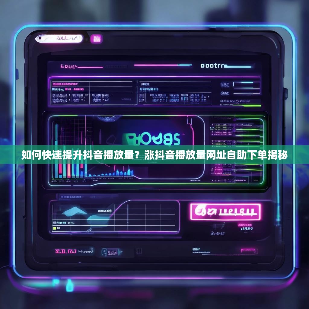 如何快速提升抖音播放量？涨抖音播放量网址自助下单揭秘