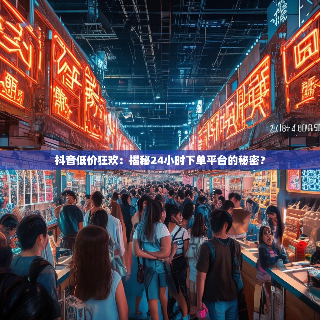 抖音低价狂欢：揭秘24小时下单平台的秘密？