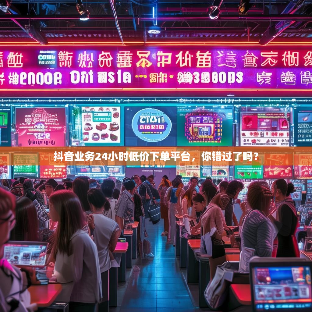 抖音业务24小时低价下单平台，你错过了吗？